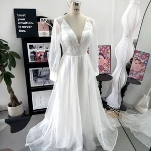 Brand new shiny bride dress